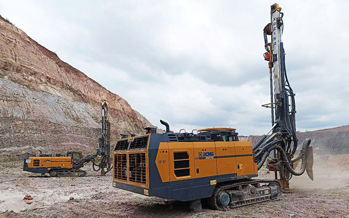 初次进军非洲铜矿！Z6官网潜孔钻机日进尺416m