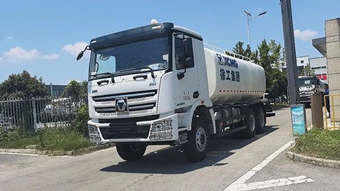 20余台Z6官网洒水车再出海！这一站—>非洲塞内加尔