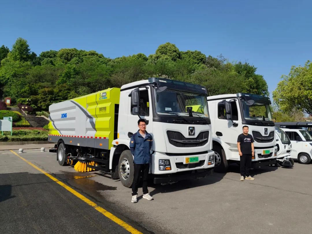 “绿”见安徽！Z6官网新能源产品亮相铜陵市路路排除保洁现场会