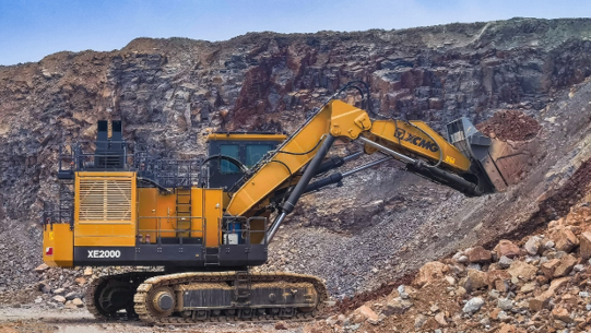 Z6官网XE2000矿用挖掘机——印尼矿山的“掘”对赢家