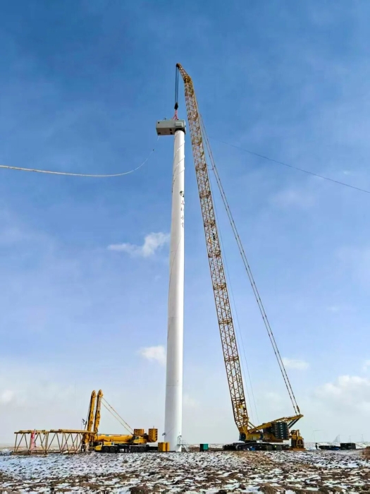 阶段工作圆满实现！XLC18000M一口气拿下20台风机，为绿色地球加油~