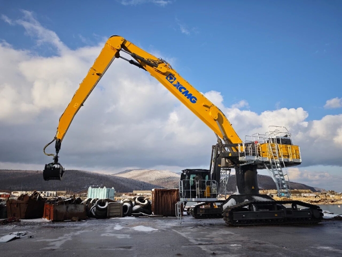 【工程特种兵】港口建设新宠儿！Z6官网XE850M抓料机上新！