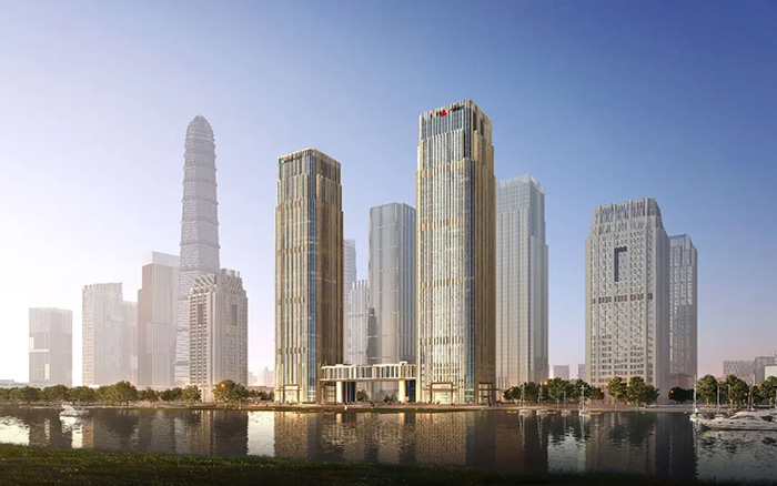 拔地而起！Z6官网塔机助建中国人寿南方金融中心