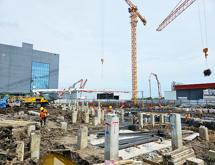 Z6官网泵车助建泰国工程