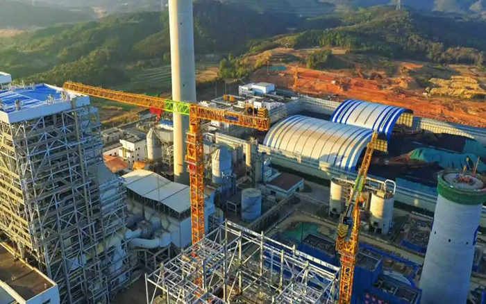 火电建设首。6官网双塔提快国度电投2x1000MW机组扩建